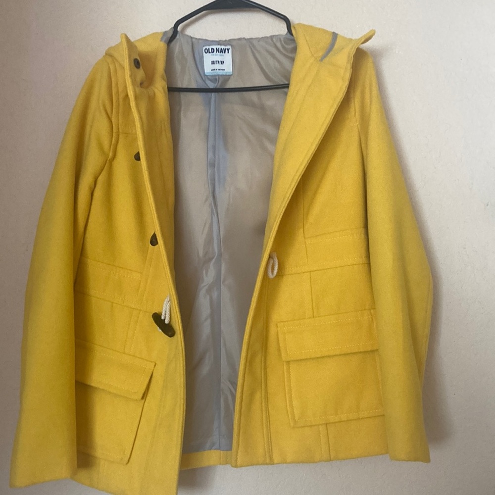 XS Old Navy Yellow coraline Jacket